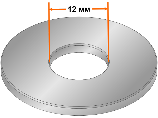Шайба D12 DIN 9021