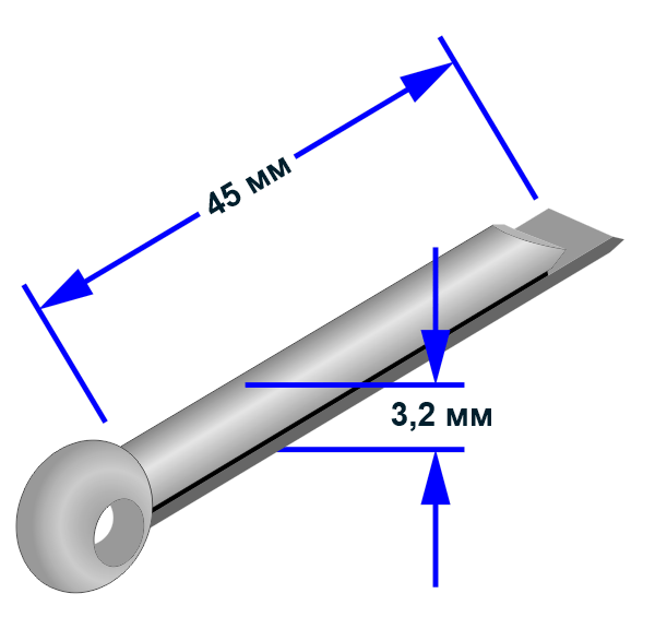 Шплинт D3.2 x 45 DIN 94