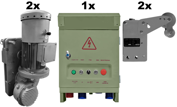 Комплект агрегатов  ZLP1000