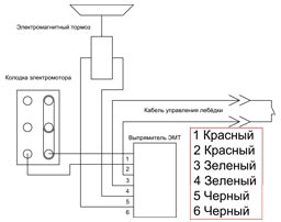 Схема подключения выпрямителя