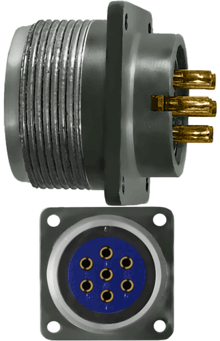 Розетка блочная 7x1.5