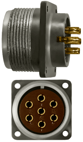 Розетка блочная 7x2.5