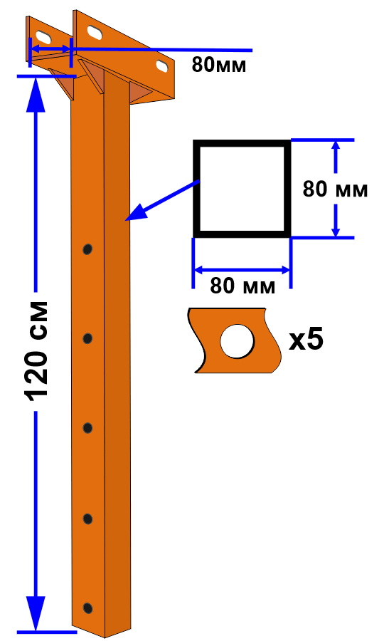 Стойка направляющая Jambo-2