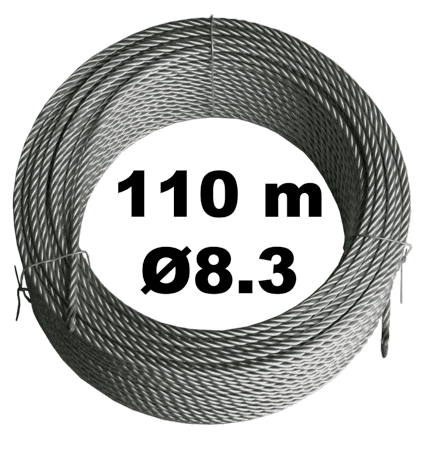 Трос 8.3мм в бухте 110м