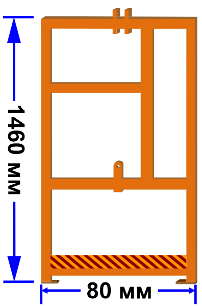 Боковая рама 800/12