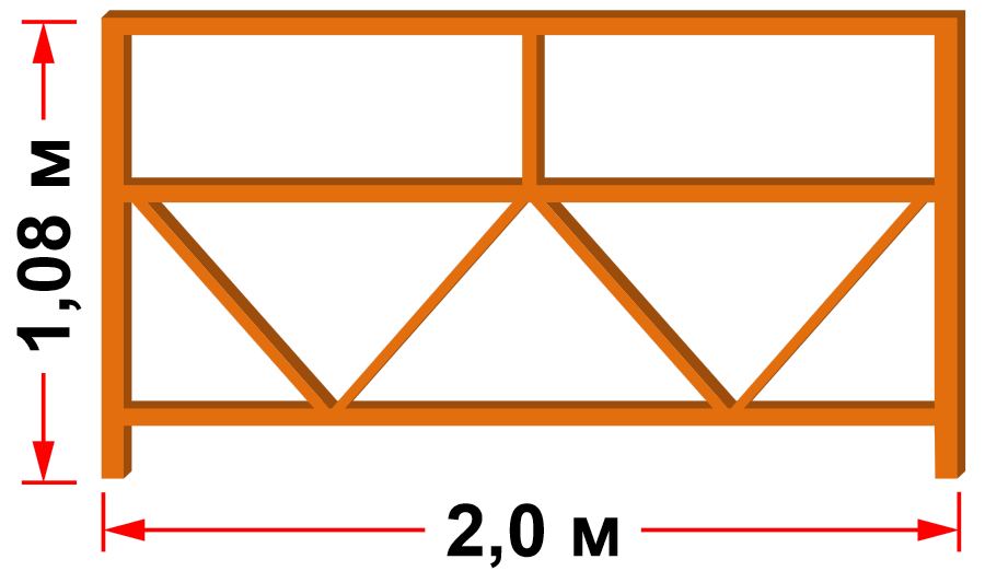 Балюстрада передняя 2м