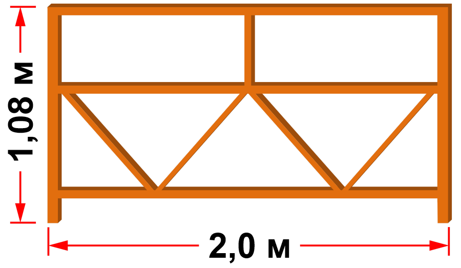 Балюстрада передняя 2м