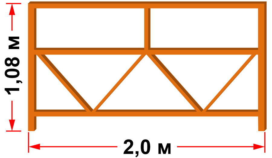 Балюстрада передняя 2м