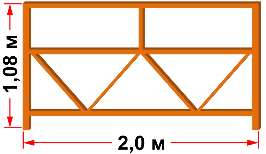 Балюстрада передняя 2м