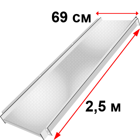 Платформа 2.5м